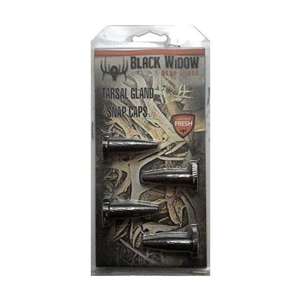 Black Widow Deer Lures Tarsal Gland Snap Cap 4PK SPL0816 Zoro